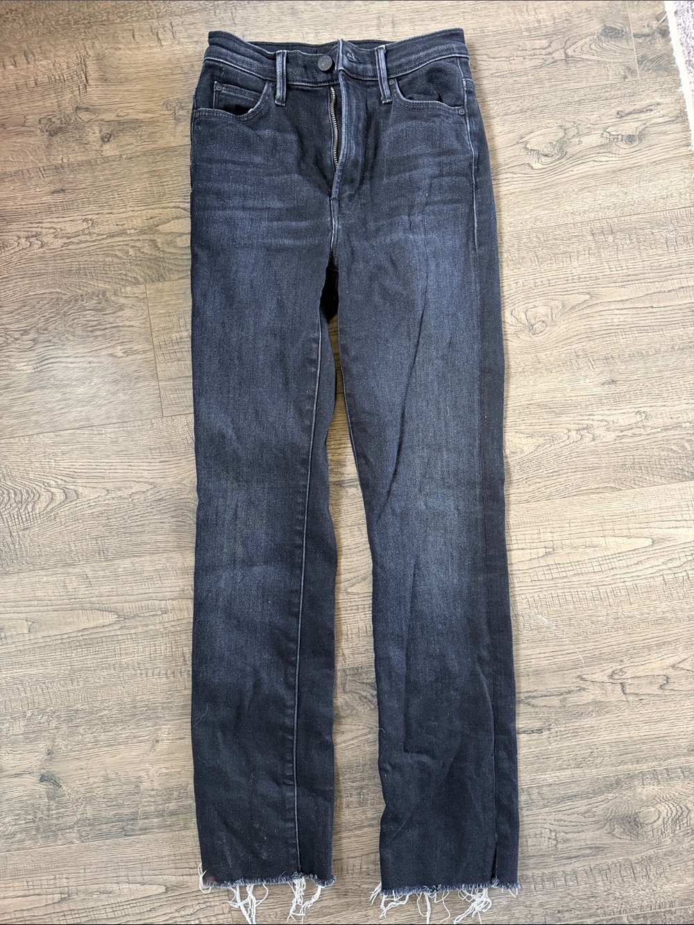 MOTHER high waisted rascal ankle snippet jean